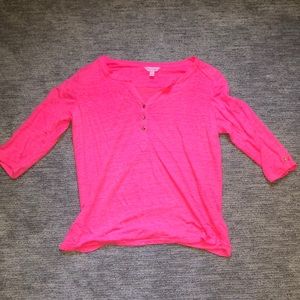 Neon Pink Lily Pulitzer Top